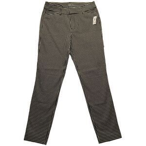 Old Navy 8T Tall Black White Houndstooth Pixie Skinny Women's Pants NEW